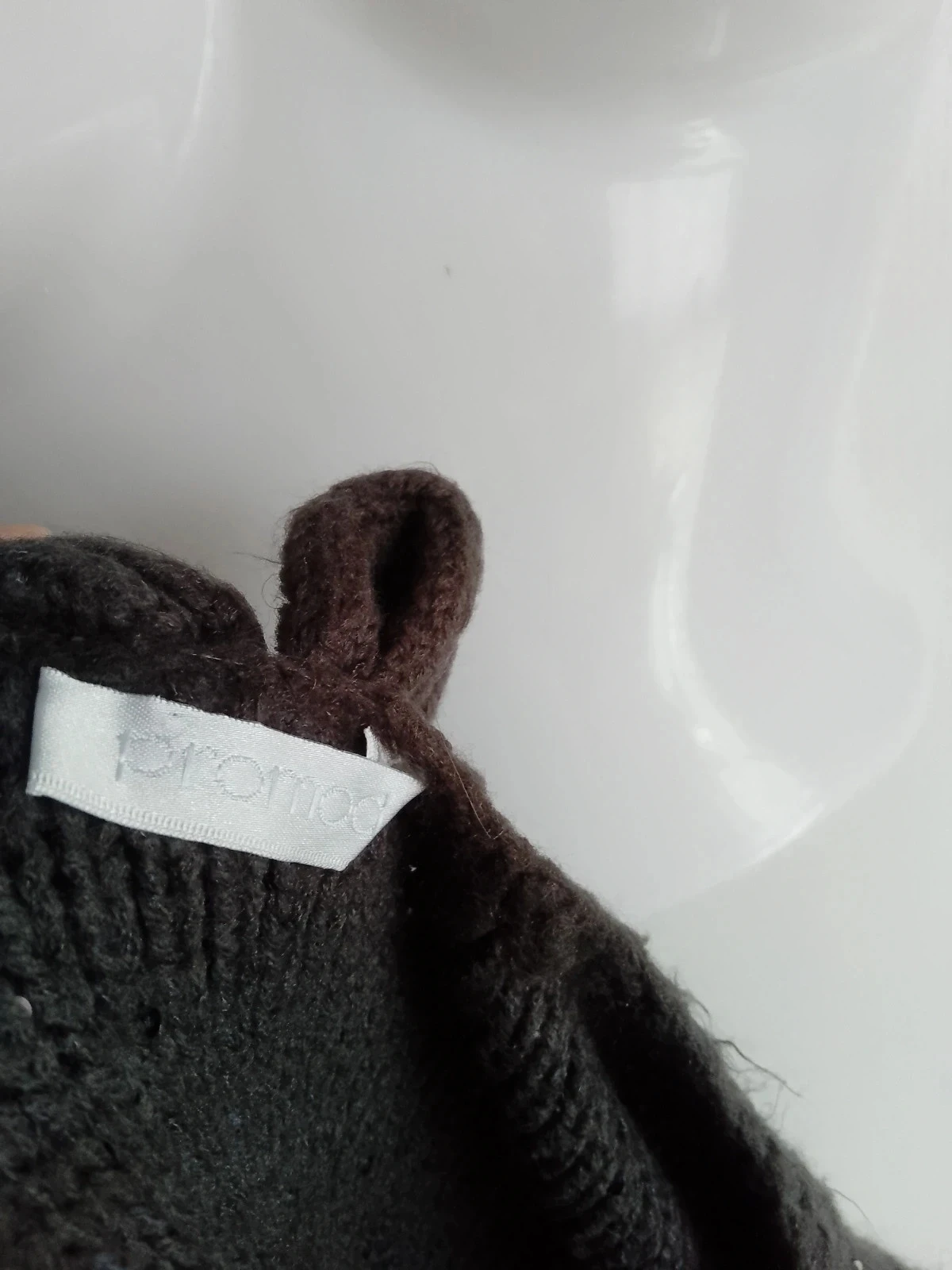 Suéter bohemio gris con lentejuelas talla M 38 – photo 4